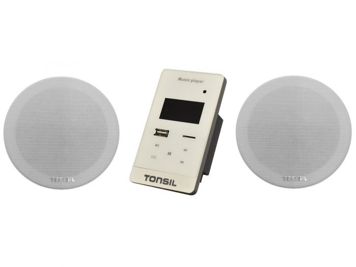 Tonsil – Zestaw – Odtwarzacz ścienny WS-35FM + 2 x ZGSU 20 komplet 8