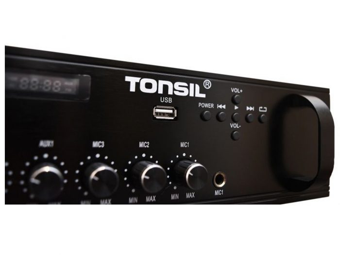 Tonsil – Zestaw nagłaśniający WL-180U + 4 x ZGR 10/120 komplet 9