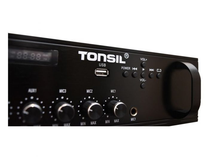 Tonsil – Zestaw nagłaśniający WL-180U + 6 x ZGSU 25T komplet 10