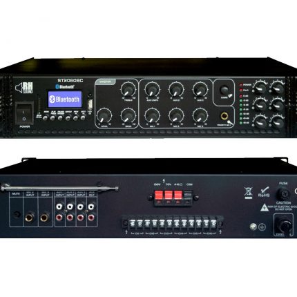 RH SOUND Wzmacniacz 100V ST-2060BC+FM+BT