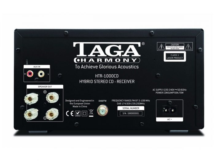 TAGA Harmony HTR-1000CD – Hybrydowy system stereo z odtwarzaczem CD 10