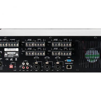 ITC Audio – T-4060MP Centrala nagłośnienia 4×60 W 3