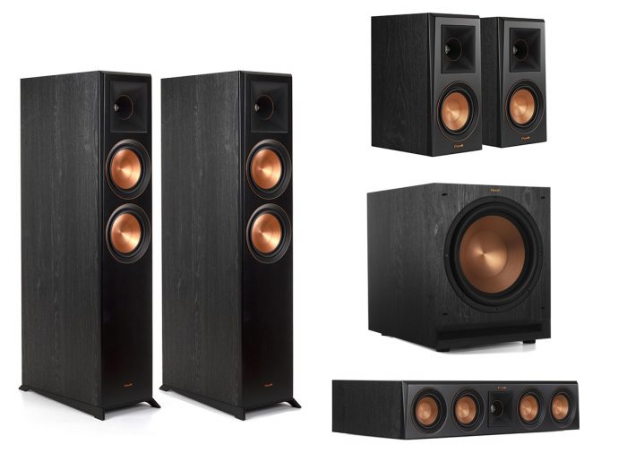 Klipsch RP-6000F/RP-404C/RP-500M/SPL-120 - Zestaw kina domowego 5.1