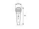 BOSCH – LBC2900/15 Ręczny mikrofon dynamiczny kierunkowy matowy 15