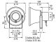 BOSCH – LBC 3481/12 Głośnik tubowy okrągły 10W IP65 13