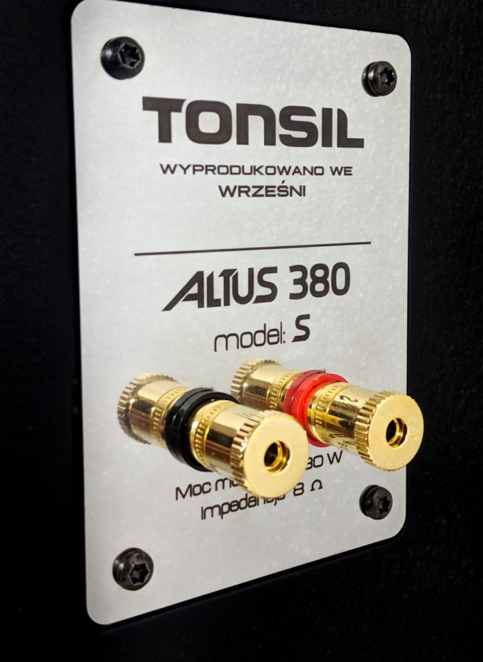 Tonsil Altus 380 S – Kolumny podłogowe 13