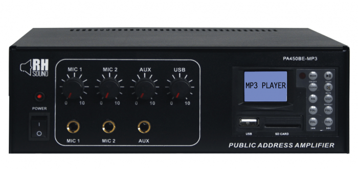 PA450BE/MP3 Wzmacniacz 100V 8