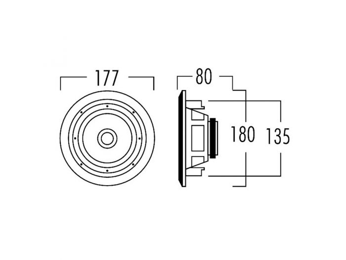 ArtSound MARINE MDC64 - w pełni wodoodporny głośnik instalacyjny - obrazek 3