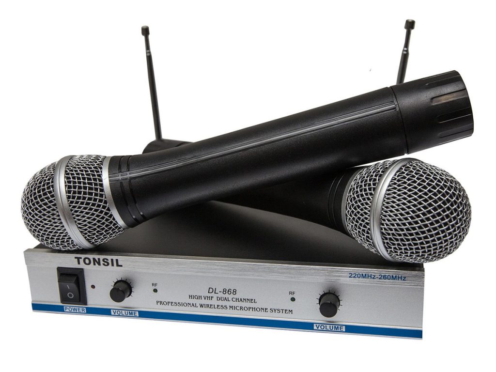 Tonsil DL-868 – system bezprzewodowy – mikrofony z odbiornikiem