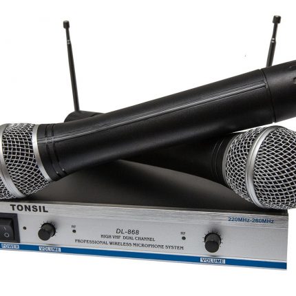 Tonsil DL-868 – system bezprzewodowy – mikrofony z odbiornikiem