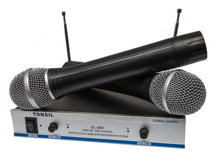 Tonsil DL-868 – system bezprzewodowy – mikrofony z odbiornikiem 8