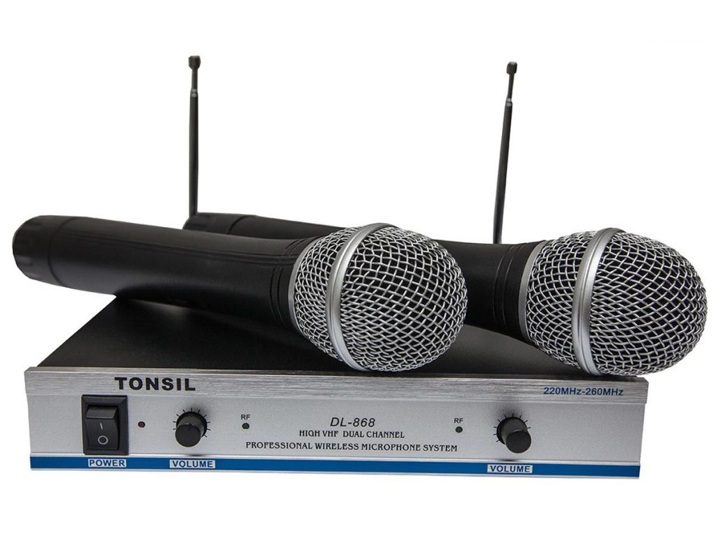 Tonsil DL-868 – system bezprzewodowy – mikrofony z odbiornikiem 19