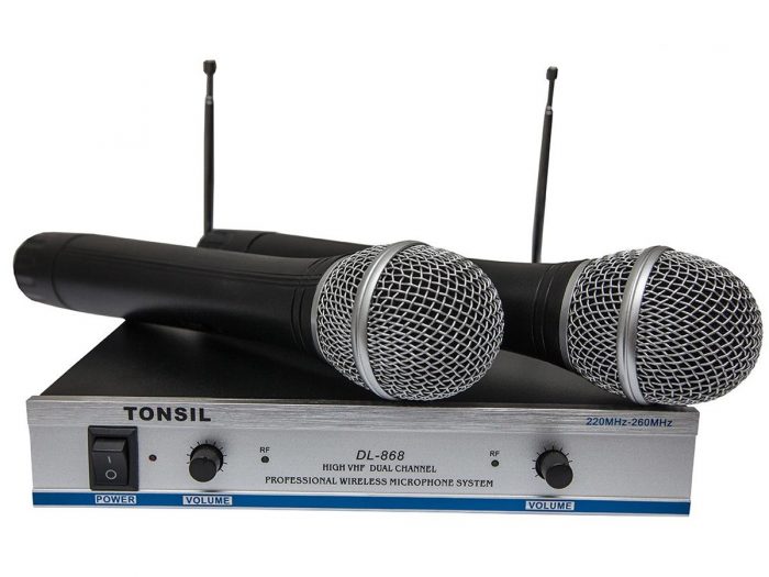 Tonsil DL-868 – system bezprzewodowy – mikrofony z odbiornikiem 9