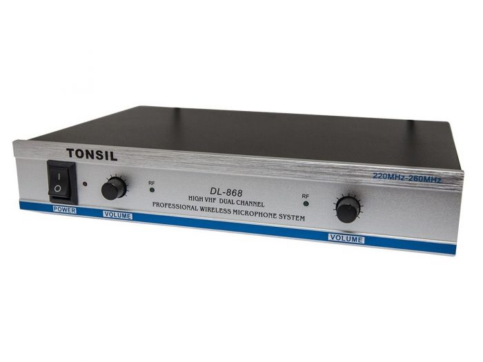 Tonsil DL-868 – system bezprzewodowy – mikrofony z odbiornikiem 10