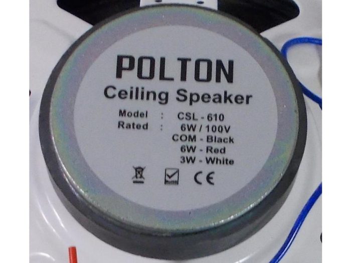 Polton CSL-610 – Głośnik Sufitowy 100V 6W 9