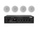 4x ITC T-206A + HQM 1060E - Nagłośnienie sufitowe do 60 m2