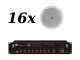 ITC - 16x T-105S + T-120 - Nagłośnienie sufitowe do 300 m2