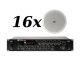 ITC - 16x T-208B + TI-2406S - Nagłośnienie sufitowe do 300 m2