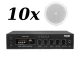 10x EDL-606 + HQM 1060E – nagłośnienie sufitowe do 200m2 13