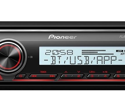 RADIO PIONEER MVH-MS410BT BEZ CD/USB+BT+IPHON  RED  MARINE