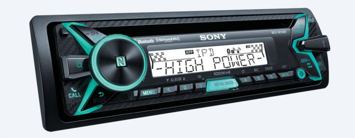 RADIO SONY MEX-M100BT CD/USB+BT 4X100W  MULTICOLOR MARINE 9