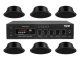6x EDL-11TW/SW + HQM 1060E - nagłośnienie sufitowe do 100m2