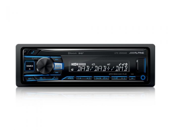 RADIO ALPINE  UTE-204 DAB BEZ CD/USB+BT 9