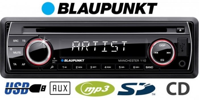 RADIO BLAUPUNKT MANCHESTER 110  CD+USB+SD 9