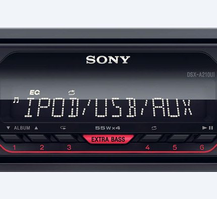 RADIO SONY DSX-A210UI  BEZ CD/USB  RED
