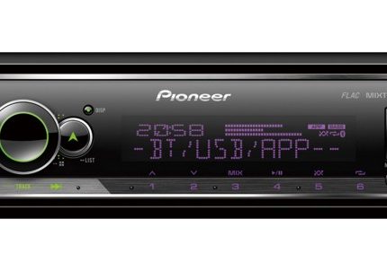 RADIO SAM.PIONEER MVH-S520BT BEZ CD/USB+BT+MITRAX+MULTICOLOR