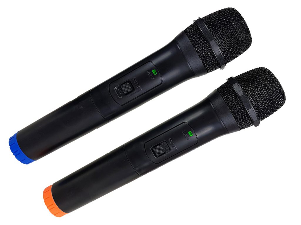 Voice Kraft AV 818 USB – Wzmacniacz z dwoma mikrofonami bezprzewodowymi 15