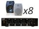 TAGA Harmony TA-600MULTI + TOS-315 x8 - Nagłośnienie naścienne do 150m2