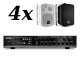 4x VOICE KRAFT VK-1050 + VOICE KRAFT ABS-802U – nagłośnienie naścienne do 60m2 12