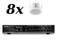8x VOICE KRAFT QC 40T + VOICE KRAFT ABS-802U – nagłośnienie sufitowe dla powierzchni do 150m<sup>2</sup> 14