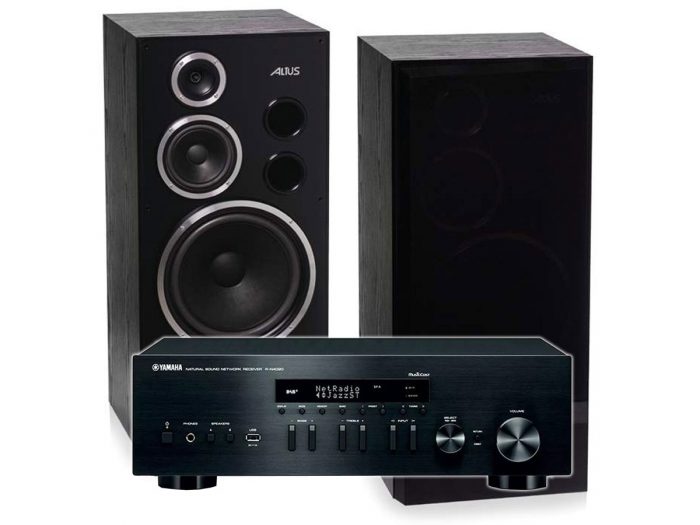 Tonsil Altus 300 + Yamaha R-N402D – Zestaw stereo 8