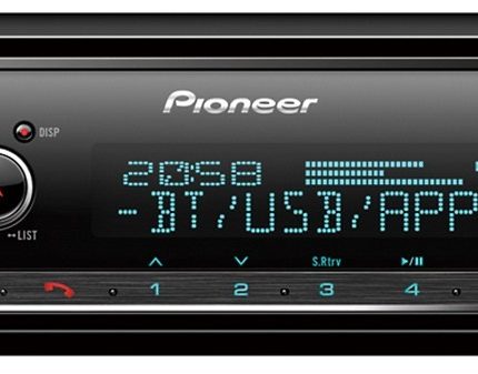 RADIO SAM.PIONEER MVH-S520DAB  BEZ CD/USB+BT+DAB+MULTICOLOR