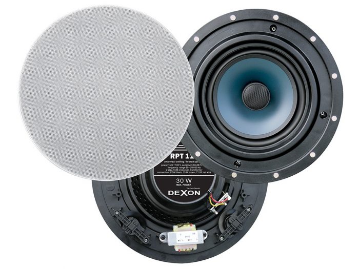 Dexon RPT 110×110 – Dwudrożny głośnik sufitowy z transformatorem 8