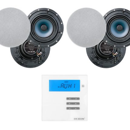 Dexon MRP 2171 + 2 x RP 110 – Zestaw nagłaśniający z Bluetooth/MP3/SD