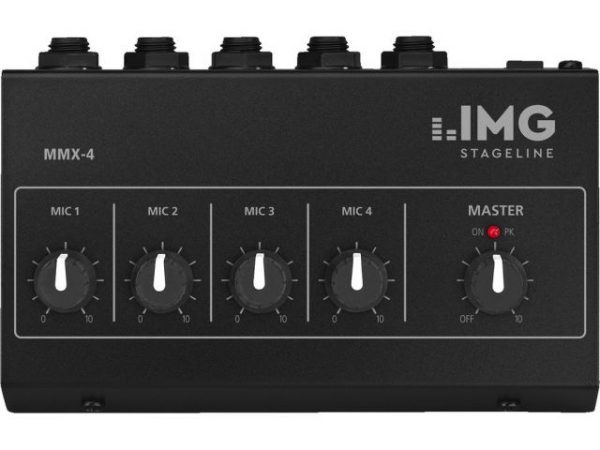 MMX-4 - Miniaturowy mikser mikrofonowy 4-kanałowy