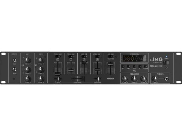 MPX-622/SW - 6-kanałowy mikser stereo