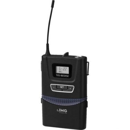 TXS-865HSE - Wieloczęstotliwościowy nadajnik kieszonkowy technologii UHF PLL