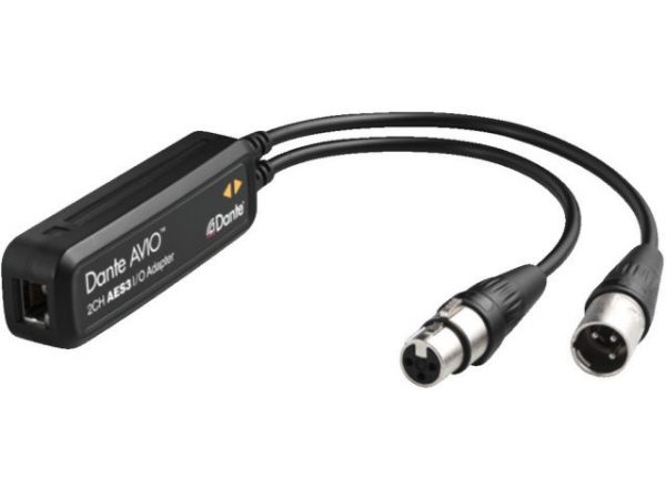 ADP-AES3-2X2 - Konwerter AVIO Dante<sup>®</sup> AES3/EBU