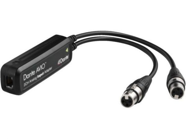 ADP-DAI-2X0 - Konwerter wejściowy AVIO Dante<sup>®</sup>/analog