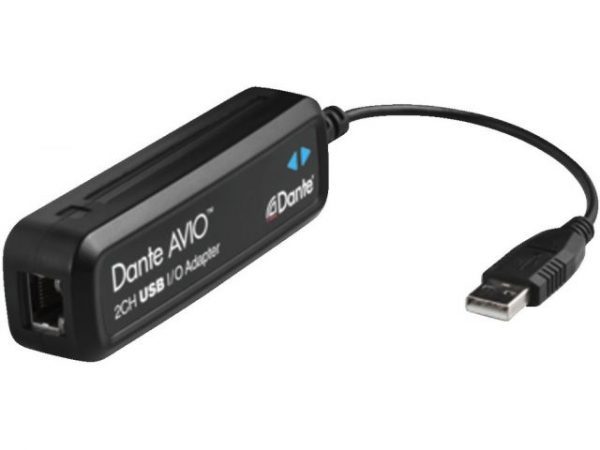 ADP-USB-2X2 - Konwerter AVIO Dante<sup>®</sup>/USB