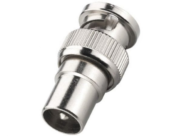 BNC-2022 - Przejściówka <br>Wtyk BNC na antenowy wtyk koaksjalny