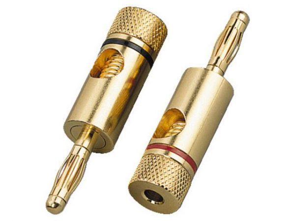 BP-150G - Para wtyków bananowych 4mm do głośników