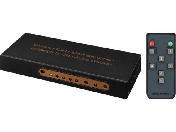 HDMS-5014K - 5-kanałowy przełącznik HDMI™