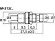 M-312/GE - Miniaturowe przyciski monostabilne