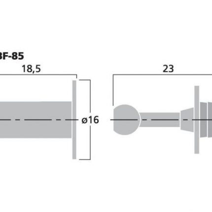 MBF-85 - Zestaw kołków mocujących do osłon głośnikowych