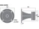 MHD-230/RD - Głośnik tubowy wysokotonowy PA